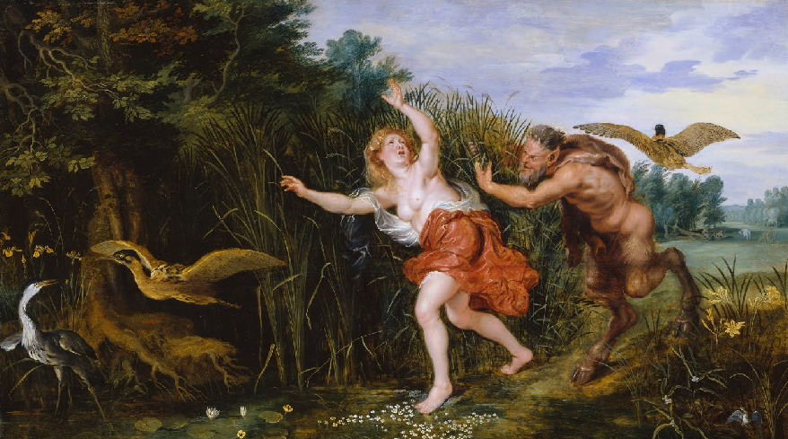 "Pan and Syrinx",  de Jan Brueghel el Viejo y Peter Paul Rubens (1625).